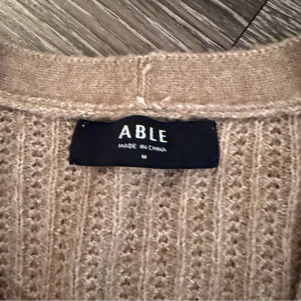 Able Elizabeth Ribbed Duster Cardigan - Picture 8 of 9